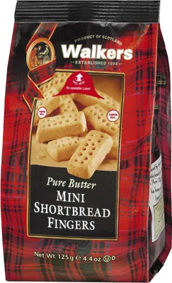 Obrázek produktu pro Walkers Pure Butter Mini Shortbread Fingers chlebíčky 125g
