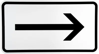 Produktbild von ORIGINAL Verkehrsschild Nr. 1000-20 " Richtungsangabe rechtsweisend " 330 x 600 mm nach StVO und RAL-Gütebedingungen Verkehrszeichen Schild Straßenschild Verkehrsschilder Verkehrsschild Rechtspfeil
