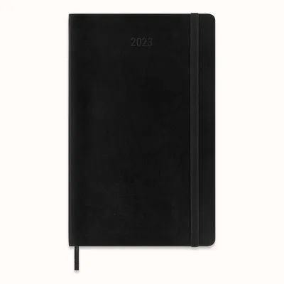 Productafbeelding van Moleskine dagagenda 2023, formaat Large/A5, 1 dag = 1 pagina, hardcover, zwart