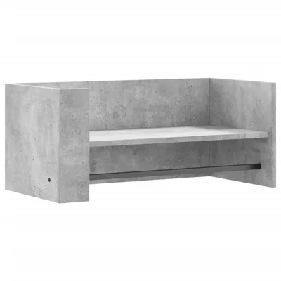 Obrázek produktu pro vidaXL Nástěnná police betonová šedá 70,5x35x30,5 cm materiál na bázi dřeva