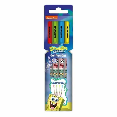Produktbild von ThumbsUP! Gelstift 4er Set - SpongeBob