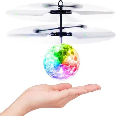Zdjęcie produktu dla Helikopter na podczerwień z pilotem RC i lampką LED, idealny dla dzieci