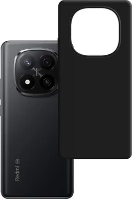 Produktbild von Handyhülle für Xiaomi Redmi Note 15 5G / 4G, 3mk Matt Case, Mattes Schwarz