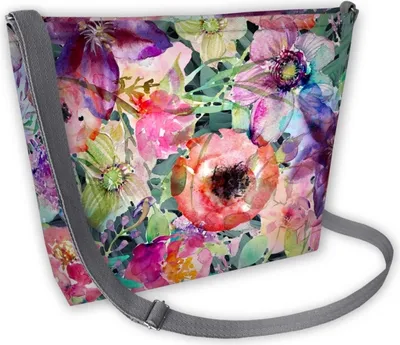 Obrázek produktu pro ARCO DESIGN Nákupní kabelka SAMBA Flora 31 x 24 cm