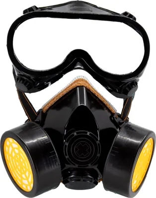 Produktbild von TRIXES Atemschutzmaske für Kostüme, Gasmaske mit Schutzbrille - Kostüm für Erwachsene - YA80
