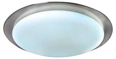 Produktbild von Deckenleuchten - LED Deckenleuchte "TRIEST" Ø: 58,5cm, Deckenlampe im Functional Style, aus Metall und Kunststoff in silber, 8 cm hoch, Ø 58,5 cm, inkl. LED – dimmbar – CCT-Wechsler – RGB-Farbwechsler – Nachtlichtfunktion – Fernbedienung – mit Kristalleffekt