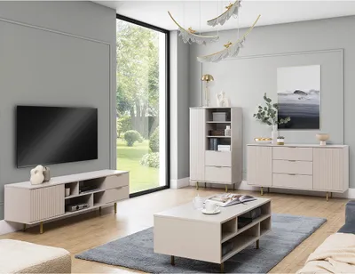 Produktbild von Wohnmöbel Set Kaschmir NADOR-132 modern 4-teilig