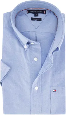 Produktbild von Tommy Hilfiger Hemd hellblau Jersey Brusttasche Button-down