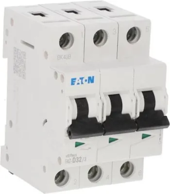 Produktbild von Leitungsschutzschalter 3P D 32A 15kA AC FAZ D32/3 278899