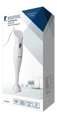 Produktbild von Stabmixer, Pürierstab, Handmixer 200 W Weiss/Grau