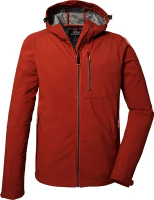 Produktbild von Killtec Softshelljacke Herren Wasserabweisend mit Kapuze leicht, Größe:XL, Farbe:Rost
