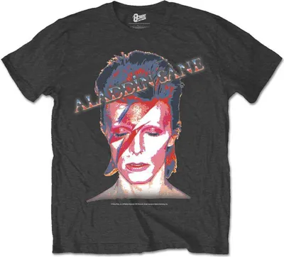 Produktbild von David Bowie | Offizielles Band T-Shirt | Aladdin Sane, XX-Large, Weiß