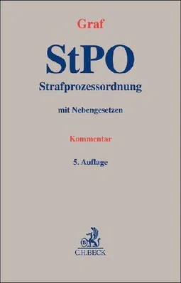 Produktbild von Strafprozessordnung. StPO
