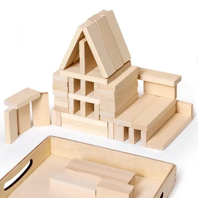 Produktbild von Holz-Konstruktionsset 64 Teile