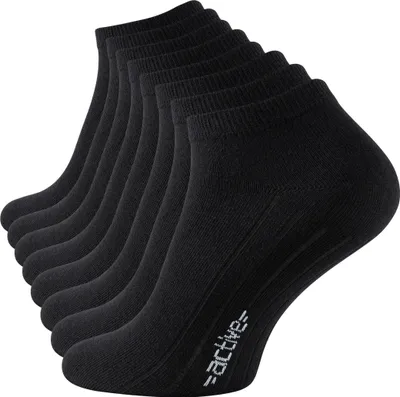 Produktbild von Vincent Creation® 8 Paar Sneaker Socken 39-42 schwarz