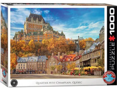 Immagine prodotto di Eurographics Puzzle Quartier Petit Champlain, Smart Cut, 1000 Teile, 68 x 48 cm, 6000-5809