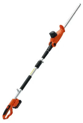 Zdjęcie produktu dla Akumulatorowe teleskopowe nożyce do żywopłotu SucceBuy 20 V z ostrzem 460 mm 188-239 cm Wysuwane, wydajne narzędzie ogrodowe