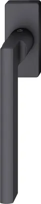 Produktbild von FSB Fenstergriff 34 1035 eckige Rosette, Aluminium schwarz matt