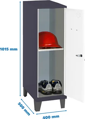 Immagine prodotto di Armadietto Simonrack SIMONLOCKER DISM antracite, bianco 8425437122088, 1 armadietto 40,0 x 50,0 x 101,5 cm