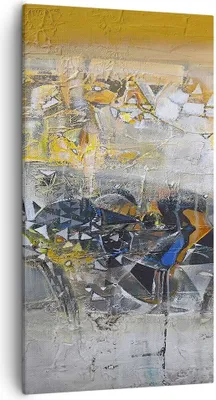 Produktbild von Bild auf Leinwand - Leinwandbild - Abstraktion modern - 55x100cm - Wand Bild - Wanddeko - Leinwanddruck - Bilder - Kunstdruck - Wanddekoration - Leinwand bilder - Wandkunst - PA55x100-4001