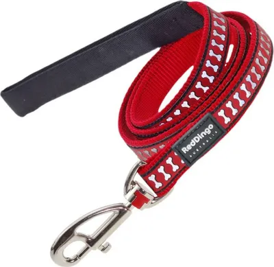 Produktbild von Hundeleine Red Dingo Reflektierend Rot (1,5 x 120 cm)