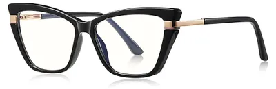 Zdjęcie produktu dla Techsuit Anti-Blue Light PC Okulary do komputera TR90 AC - czarne