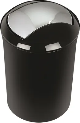 Zdjęcie produktu dla Spirella 7610583143884, 5 l, Okrągły, Polistyren (PS), Czarny, Ręczny, 19 cm