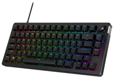 Image de HyperX Alloy Rise 75 - Clavier de jeu, 75%, filaire, USB, Commutateur mécanique, LED RGB, noir