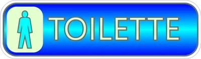 Immagine prodotto di Schild autoadesivo3D Fotoluminescente "Herrentoilette"