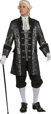 Produktbild von Brokatjacke schwarz-silber, Größe:46/48
