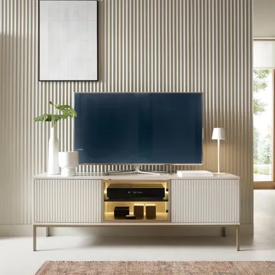 Obrázek produktu pro Laval TV154 - TV skříňka, kašmír, šířka 154 cm, výška 56 cm, hloubka 39 cm