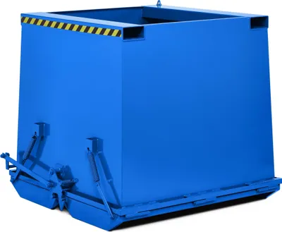Produktbild von RR Industrietechnik Schwerlast- Klappbodenbehälter Typ RKC-75 750dm³ RAL 5010 Enzianblau