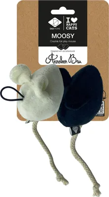 Productafbeelding van D&D Home Moosy - Speelmuis 2 stuks