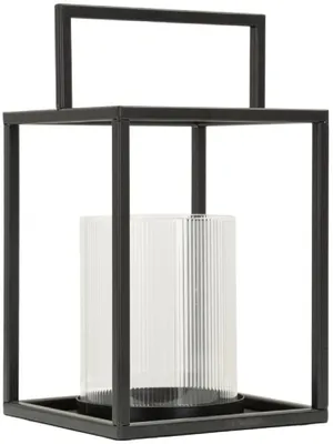 Zdjęcie produktu dla Lampa Simply 18 x 31 x 18 cm metal i szkło, czarna