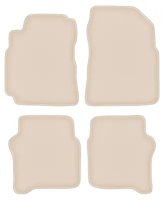 Produktbild von DURBAN Beige Velours-Fußmatten-Set für Nissan Primera P12 Kombi, Limousine, Liftback (2001-2007)