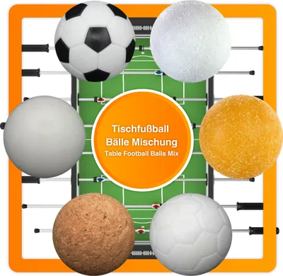 Obrázok produktu pre 6x sada loptičiek na stolný futbal od spoločnosti Speedball