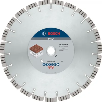 Immagine prodotto di Bosch PRO Disco diamantato abrasivo, 350x25.