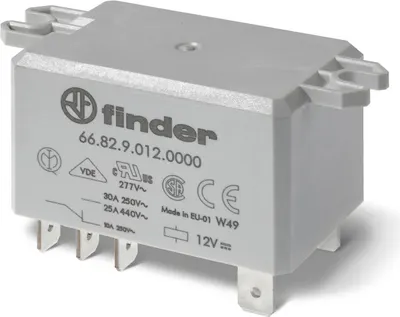 Produktbild von RELAIS FINDER 230Vac 2Schnitte Geschaltet 30A/250Vac 66828230.0000