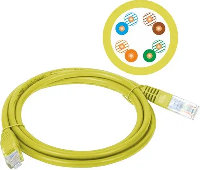 Image de Alantec kku5zol1 netzwerkkabel 1 m cat5e u/utp (utp) gelb