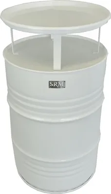Produktbild von Fassmöbel Stehtisch Tisch Design Partytisch Bistrotisch Weiss Ø 57cm  Höhe 108cm