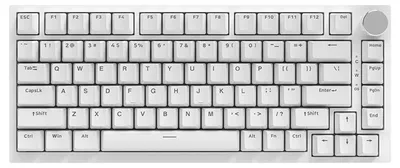 Produktbild von AJAZZ AK820, 75%, Kabelgebunden, USB, Mechanischer Switch, QWERTY, Weiß