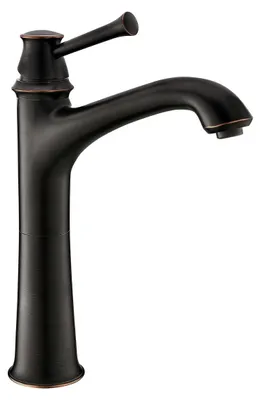 Immagine prodotto di Miscelatore per lavabo CLASSIC, alto, bronzo spazzolato, nero opaco