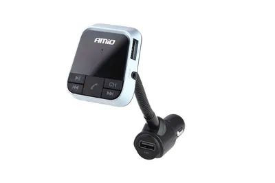 Obrázok produktu pre AMiO FM transmitter s funkciou nabíjania 2,4 A