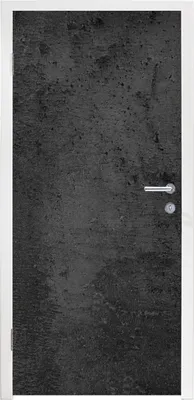 Obrázek produktu pro MuchoWow® Plakát na dveře - Beton - Robustní - Vintage - Rustikální - Šedá - Černá - 205x85 cm - Samolepicí fólie na dveře