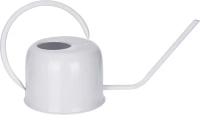 Produktbild von Gieskanne - weis - Metall - Edelstahl - Retro-Look - 1,1 Liter