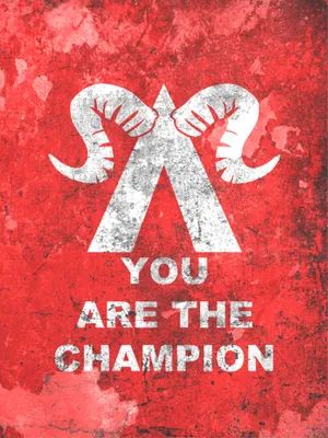 Zdjęcie produktu dla Gaming Kunstdruck Bild - You Are The Champion (80 x 60 cm)