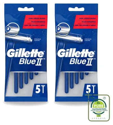 Produktbild von 2 x Gillette Blue II Einwegrasierer - Großpackung - 2 Stücke