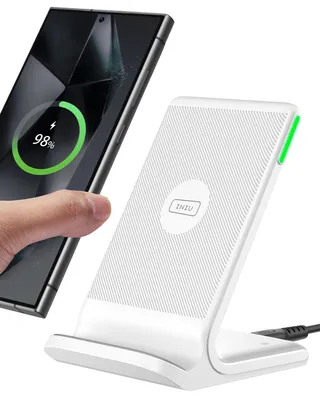 Image de Chargeur sans fil INIU, station de charge inductive rapide de 15 W avec LED