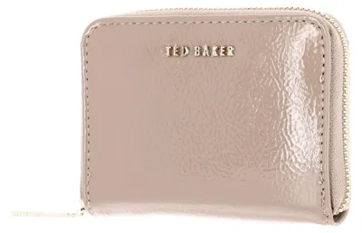 Immagine prodotto di Ted Baker portafoglio Crinnie Crinkle Icon Small Zip Around Purse Stone grigio talpa