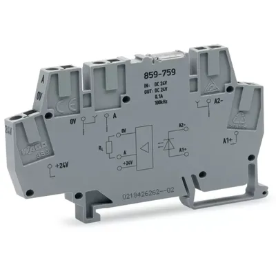 Produktbild von Wago 859-759, Grau, IP20, 24 V, -40 - 70 °C